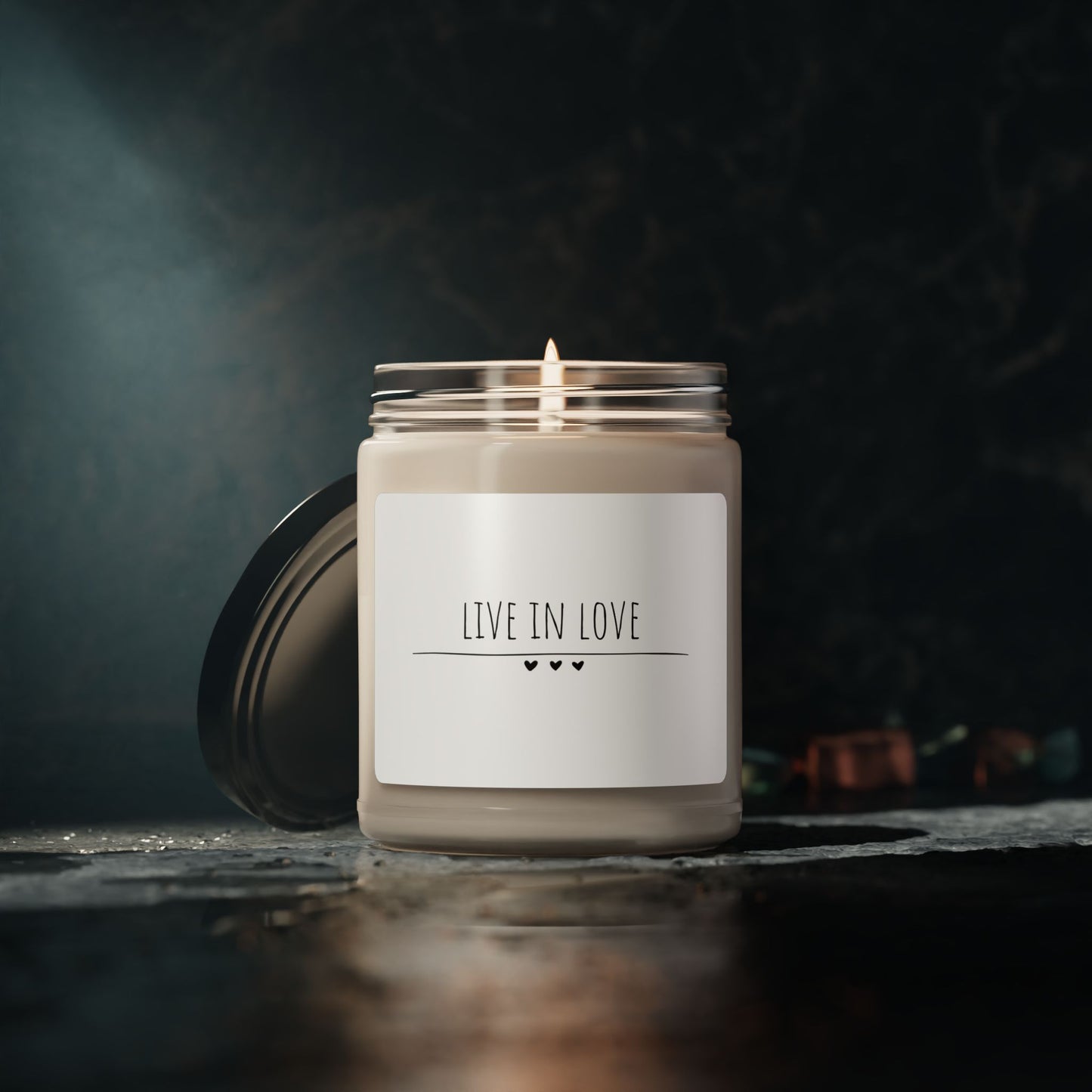 Live in Love - Scented Soy Candle, 9oz