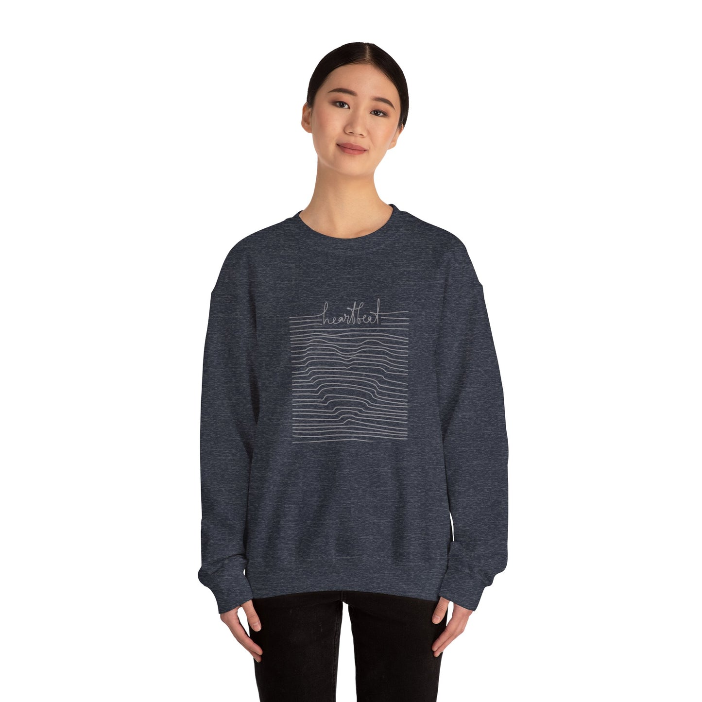 Heartbeat - Unisex Heavy Blend™ Crewneck Sweatshirt