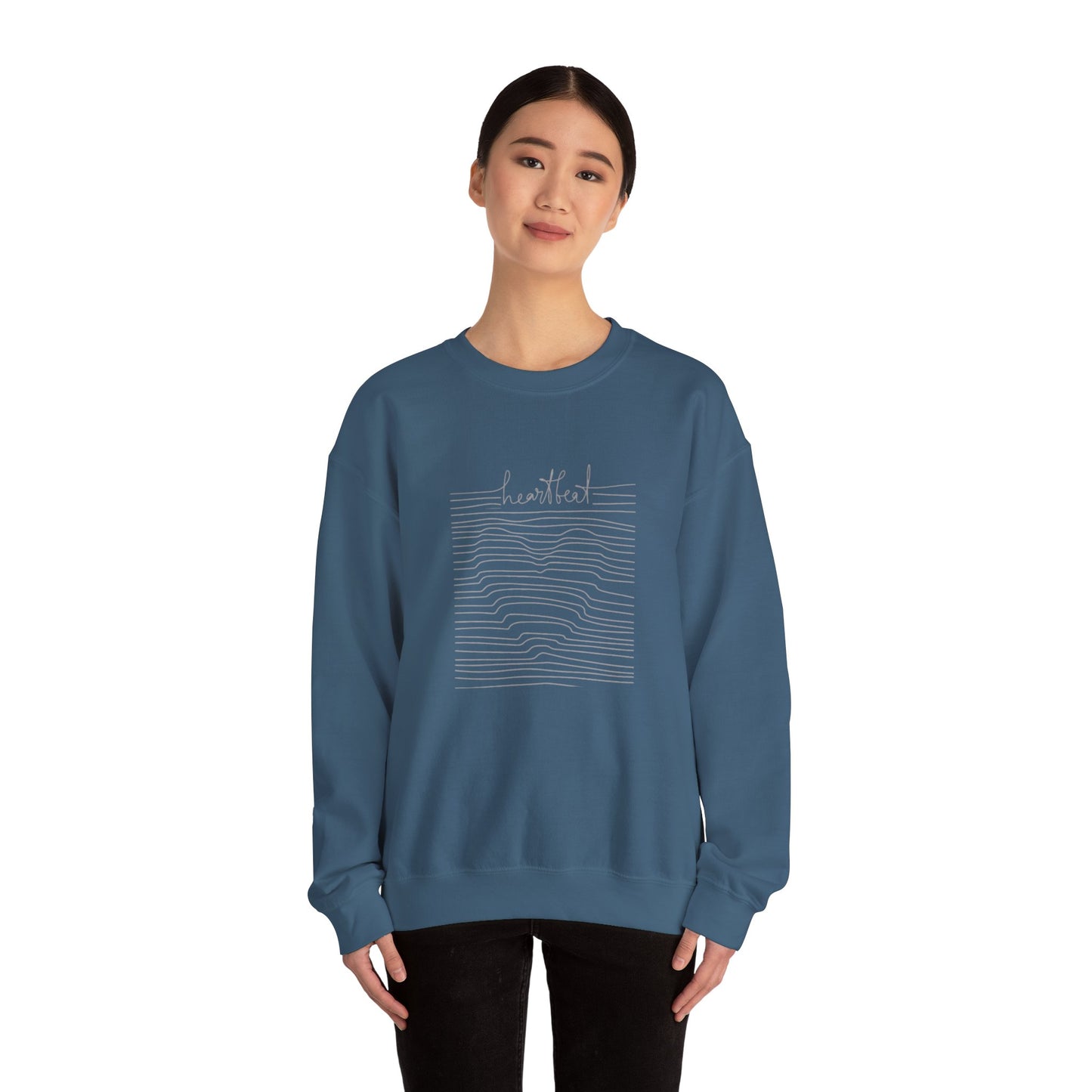 Heartbeat - Unisex Heavy Blend™ Crewneck Sweatshirt