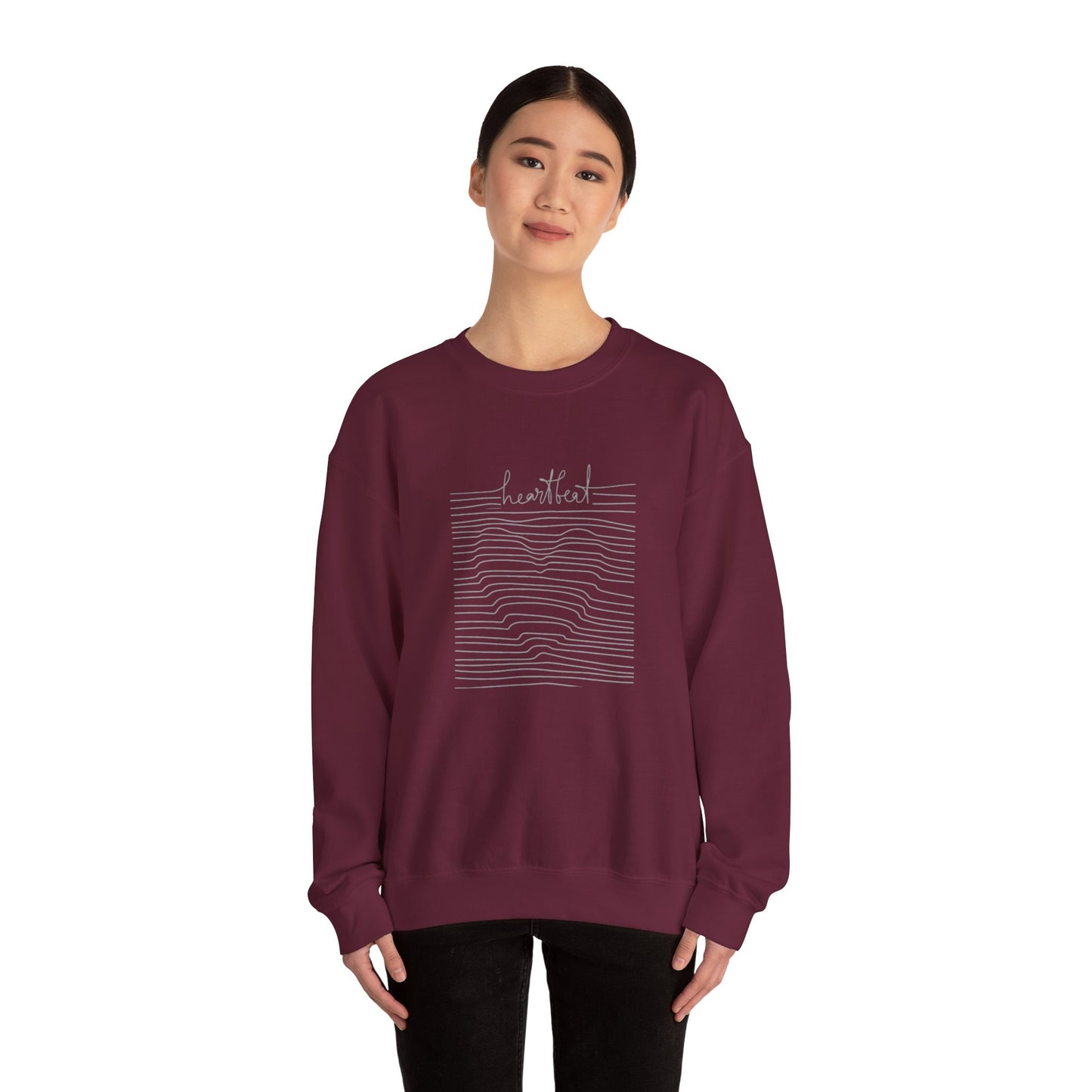 Heartbeat - Unisex Heavy Blend™ Crewneck Sweatshirt