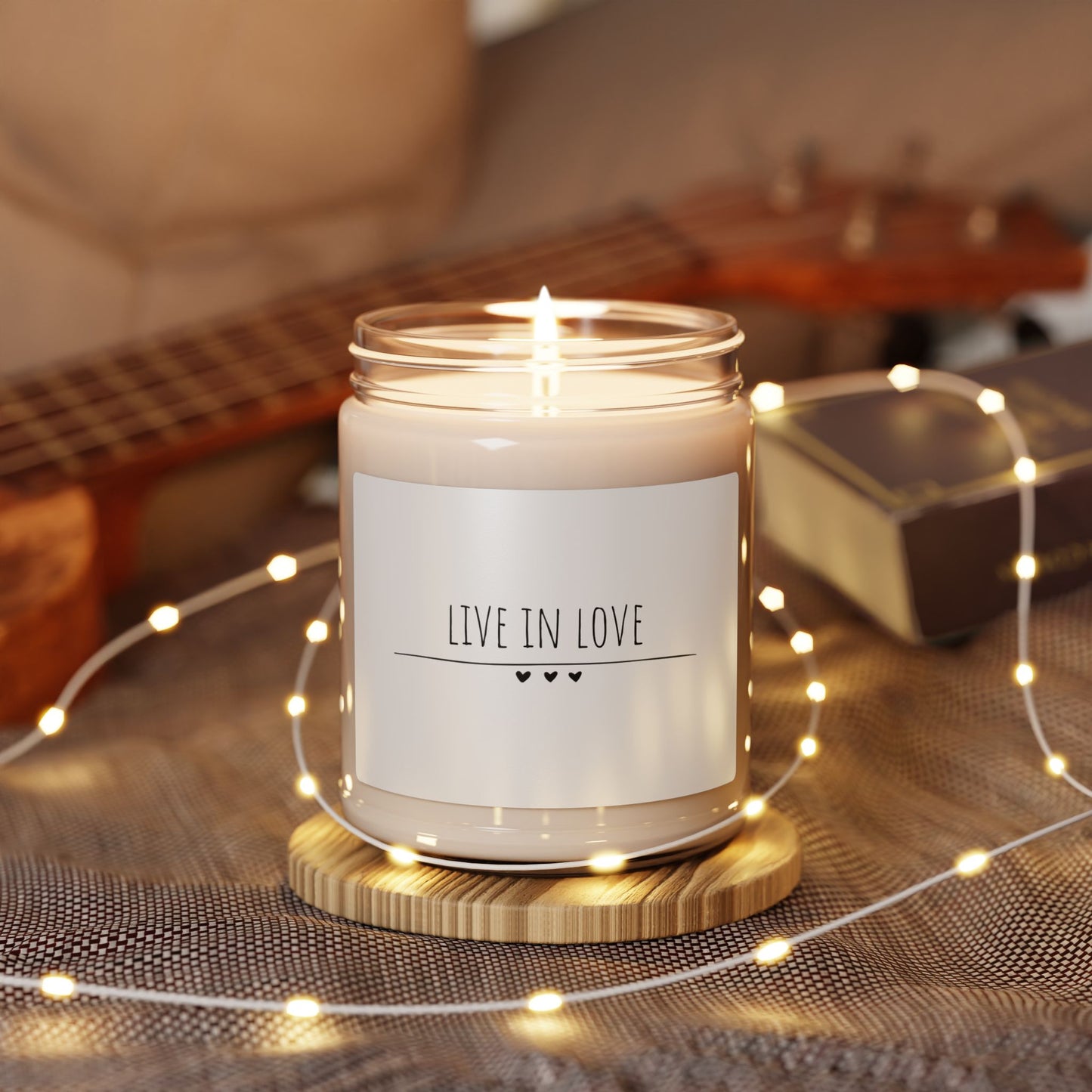 Live in Love - Scented Soy Candle, 9oz