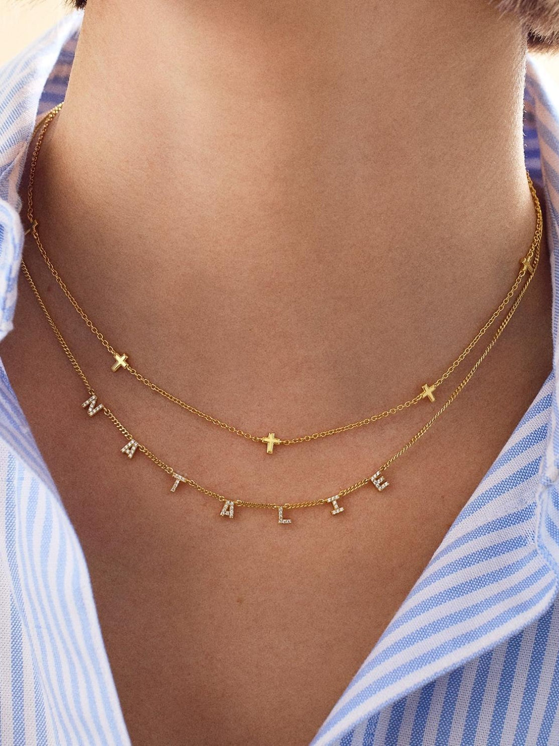 18K Gold-Plated Titanium Steel Necklace